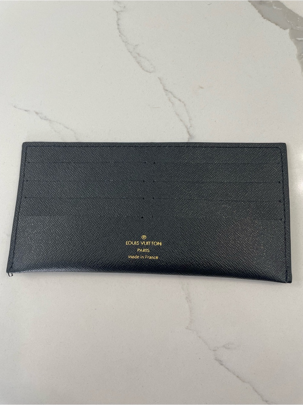 Black Saffiano Leather Card Holder